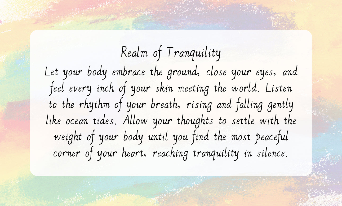 The cards antianxiety