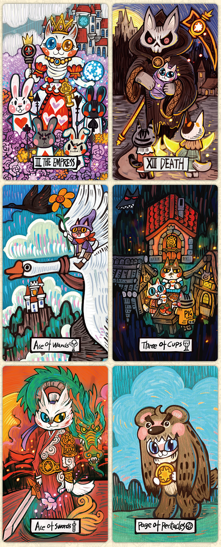 Cat Star Tales Tarot