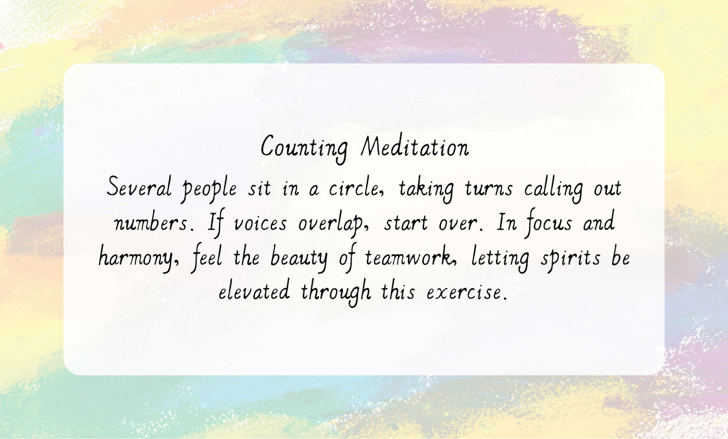 The cards antianxiety