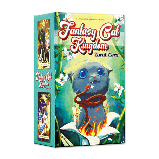 Fantasy Cat Kingdom Tarot Card