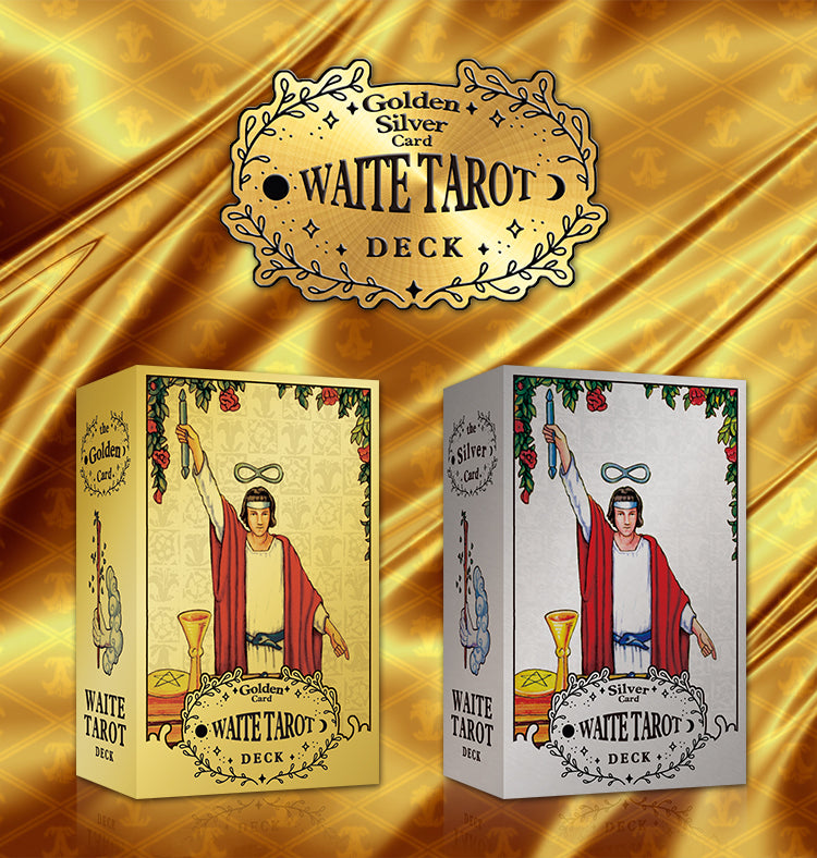 The Golden/Silver Card Waite Tarot Deck