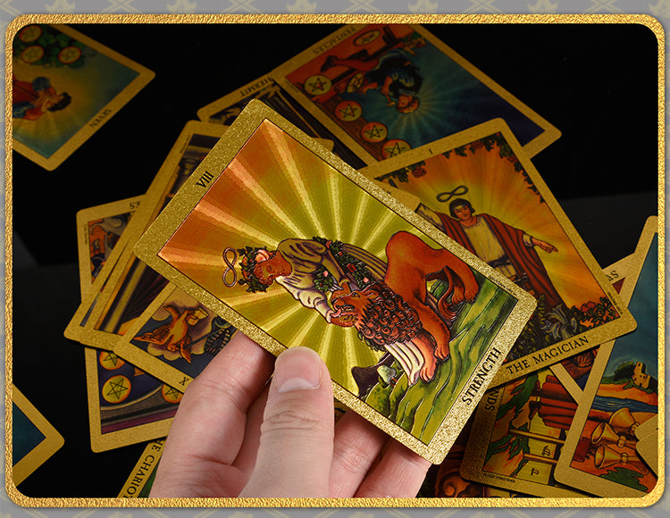 The Golden/Silver Card Waite Tarot Deck