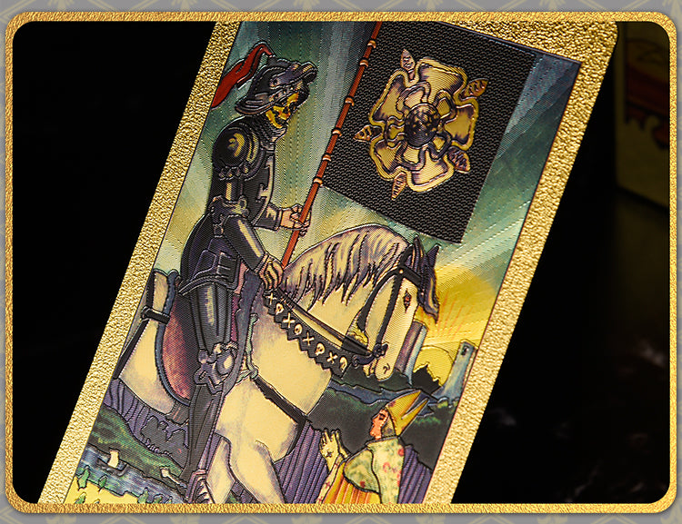 The Golden/Silver Card Waite Tarot Deck