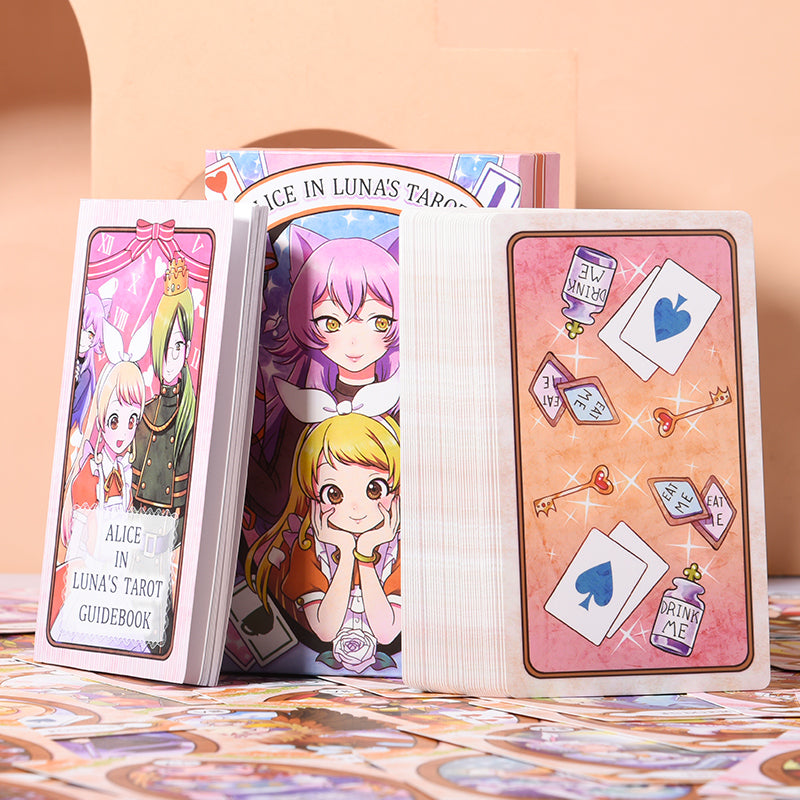 Alice in Luna's Tarot Deck,78 Cute Tarot Cards for Beginners